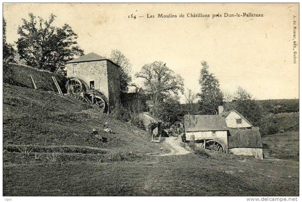CPA - 23 - Les Moulins De Châtillons Près DUN-LE-PALLETEAU  - 380 - Dun Le Palestel