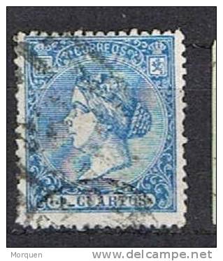 España Num 81, Cat Edifil. Parrilla Numeral  Y Fechador Cadiz - Used Stamps