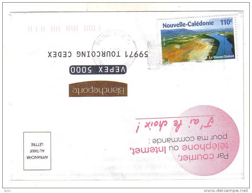 NOUVELLE CALEDONIE - Lettre  Vers La France (Tourcoing) - 2009 - Cartas & Documentos