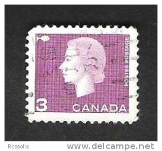 Canada Sc 403 YT 330 Queen Elizabeth II 1962 Oblitéré Used - Gebruikt