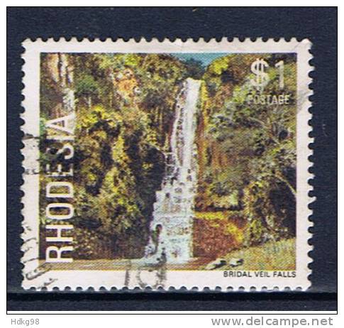 Rhodesien 1978 Mi 219 Wasserfall - Rhodésie (1964-1980)