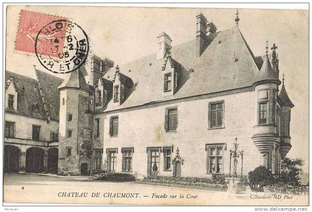 Postal BLOIS (Loir Et Cher). Chateau De Chaumont - 1900-29 Blanc