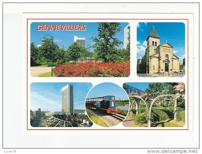 GENNEVILLIERS  -  5 Vues  :  Divers Aspects De La Ville - N°  92 574 - Gennevilliers