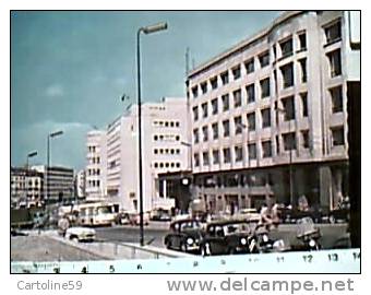 BELGIO BELGIQUE  BRUXELLES GARE STATIO  STAZIONE AUTO CAR MOTO SIDECAR SB1962 CG1143 - Chemins De Fer, Gares