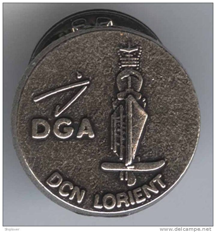 DGA DCN Lorient : Pins Métal - Navy