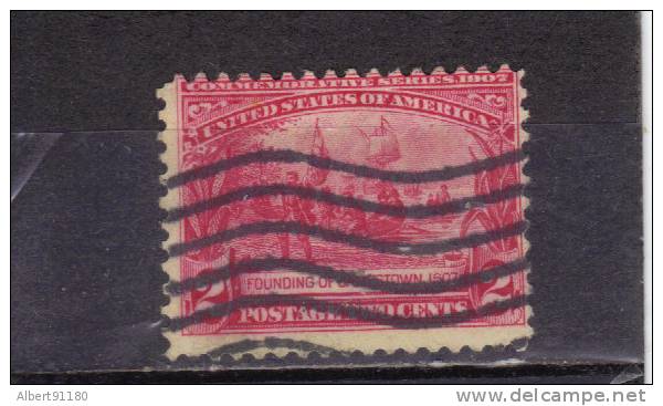 USA Jameston 2c Rouge Carmin 1907 N°165 - Gebruikt