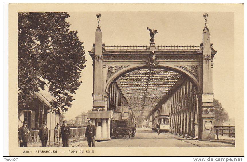 $3-0150 - STRASBOURG - PONT DU RHIN  -  F.P. - NON VIAGGIATA - Strasburg