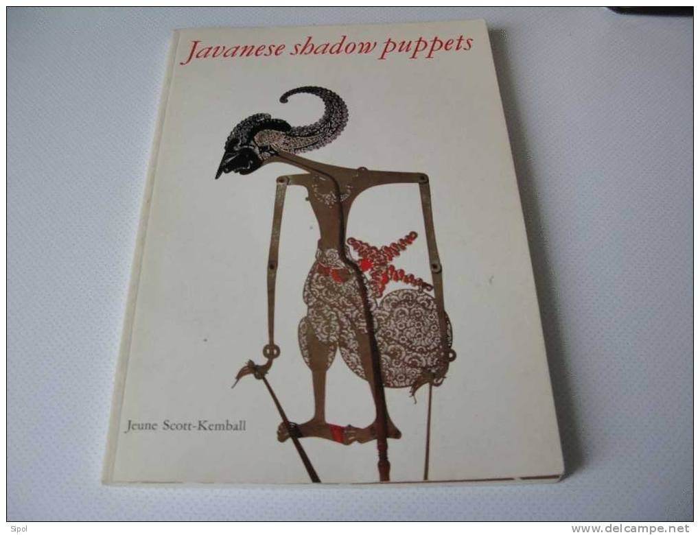 Javanese Shadow Puppets  Par Jeune Scott Kemball - TBE Propre Et Complet De 65 Pages - Altri & Non Classificati