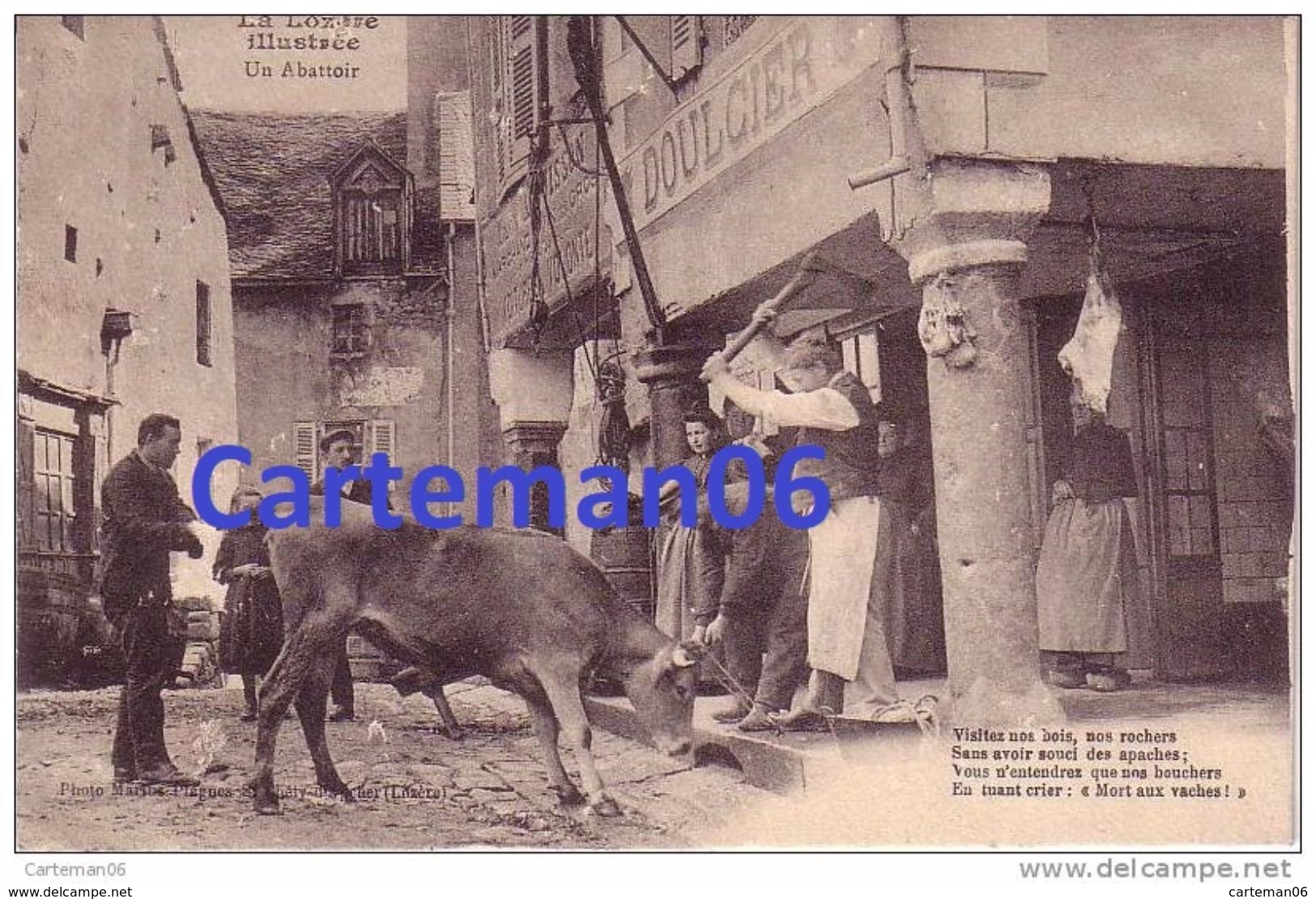 48 - La Lozère Illustrée - Un Abattoir -(Saint-Chély D'Apcher, Boucher) - Saint Chely D'Apcher