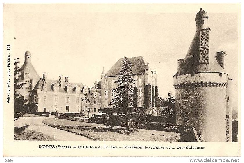 -86- BONNES Château De TOUFFOU - Neuve TTBE - Chateau De Touffou