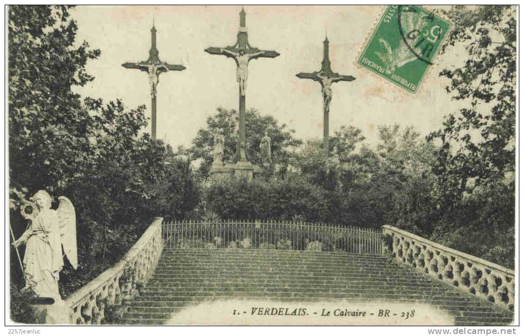 Cpa Verdelais Le Calvaire Br 238 - Verdelais