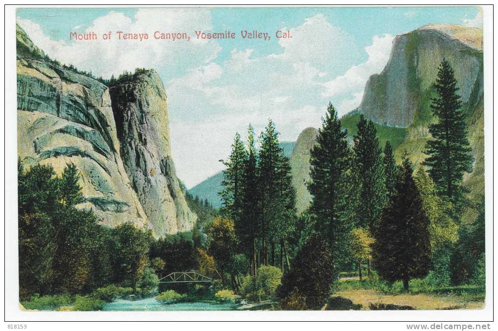 Yosemite Valley , Mouth Of Tenaya Canyon - Yosemite