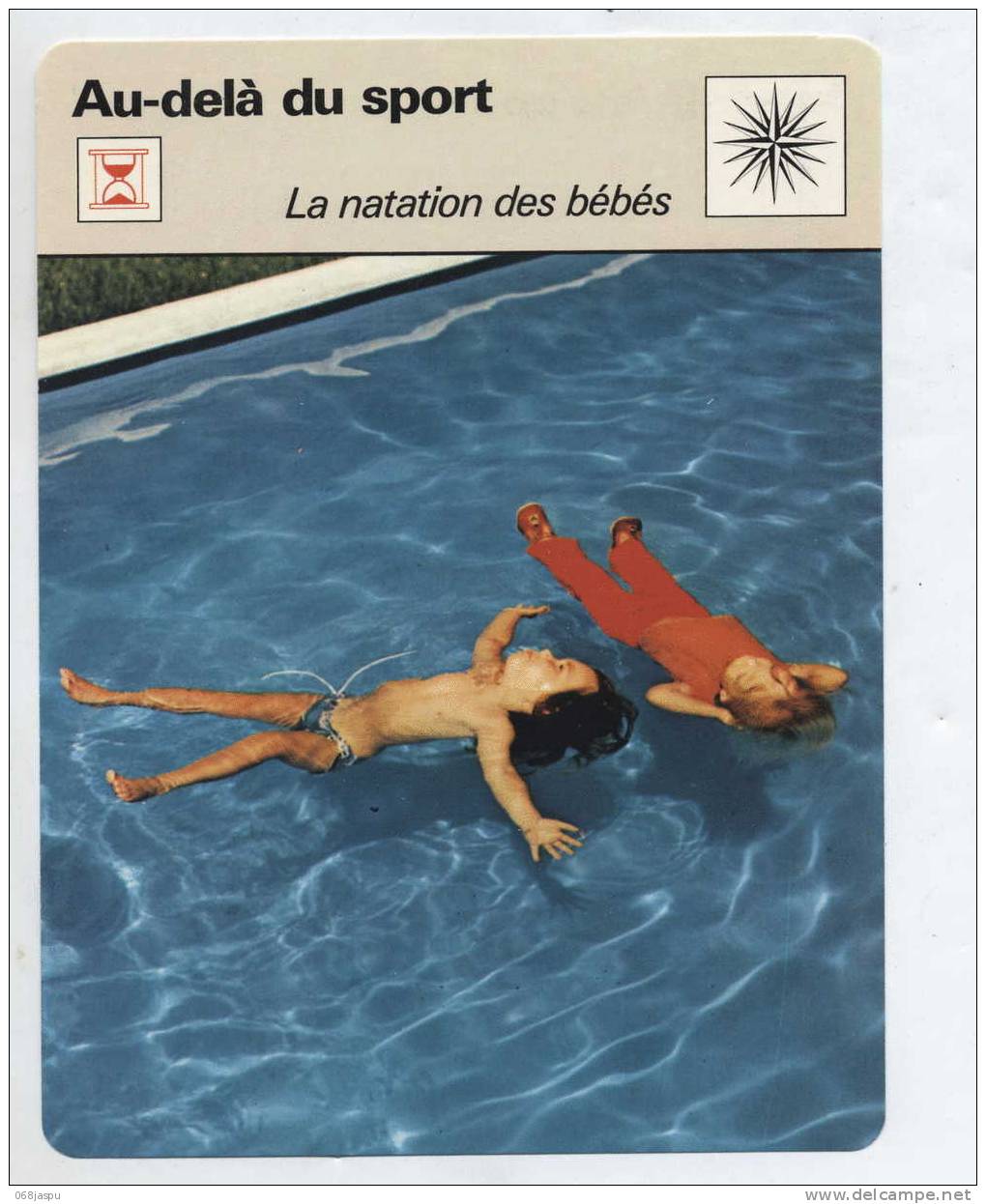 Fiche Natation Bébés - Natation