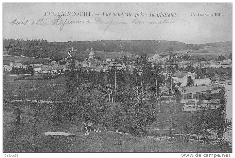 DOULAINCOURT .  -  Vue Générale Prise Du Châtelet - Doulaincourt