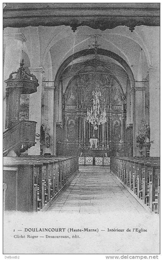 DOULAINCOURT 1 - Intérieur De L´ Eglise - Doulaincourt