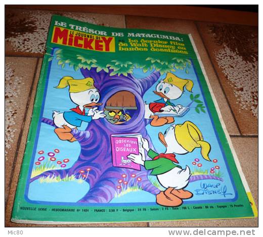 Le Journal De Mickey N° 1404 - Journal De Mickey