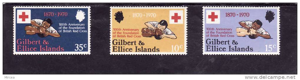 Gilbert Et Ellice 1970 - Michel 134-6 Neufs** - Îles Gilbert Et Ellice (...-1979)