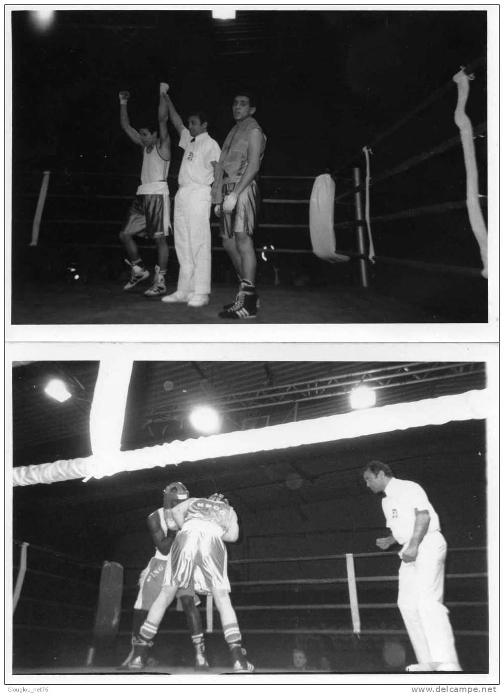 2 PHOTOS 9/12,5 CM AVEC BOXEURS......QUI RECONNAITRA? - Boxing
