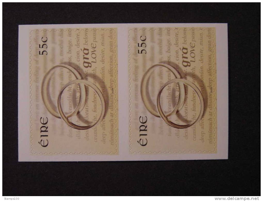 IRELAND, IERLAND, IRLAND 2009 WEDDING RINGS FROM BOOKLET MNH ** (021708) - Nuovi