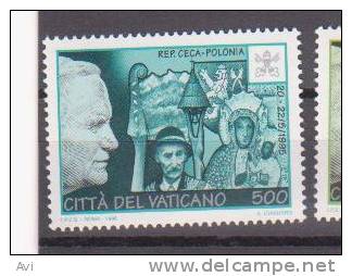 Vatican. 1996.600L. Pop Visiting Rep.Ceca-Polonia. UMM - Nuovi