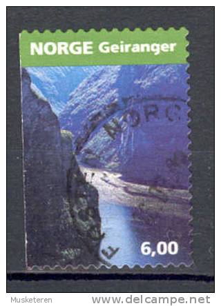 Norway 2005 Mi. 1531 Dl  6.00 Kr Urlaub Und Freizeit Blick Von Ørnevingen Geirangerfjord - Gebruikt