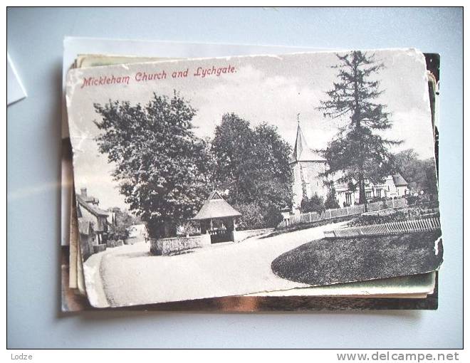 England Engeland Mickleham Church And Lychgate - Surrey