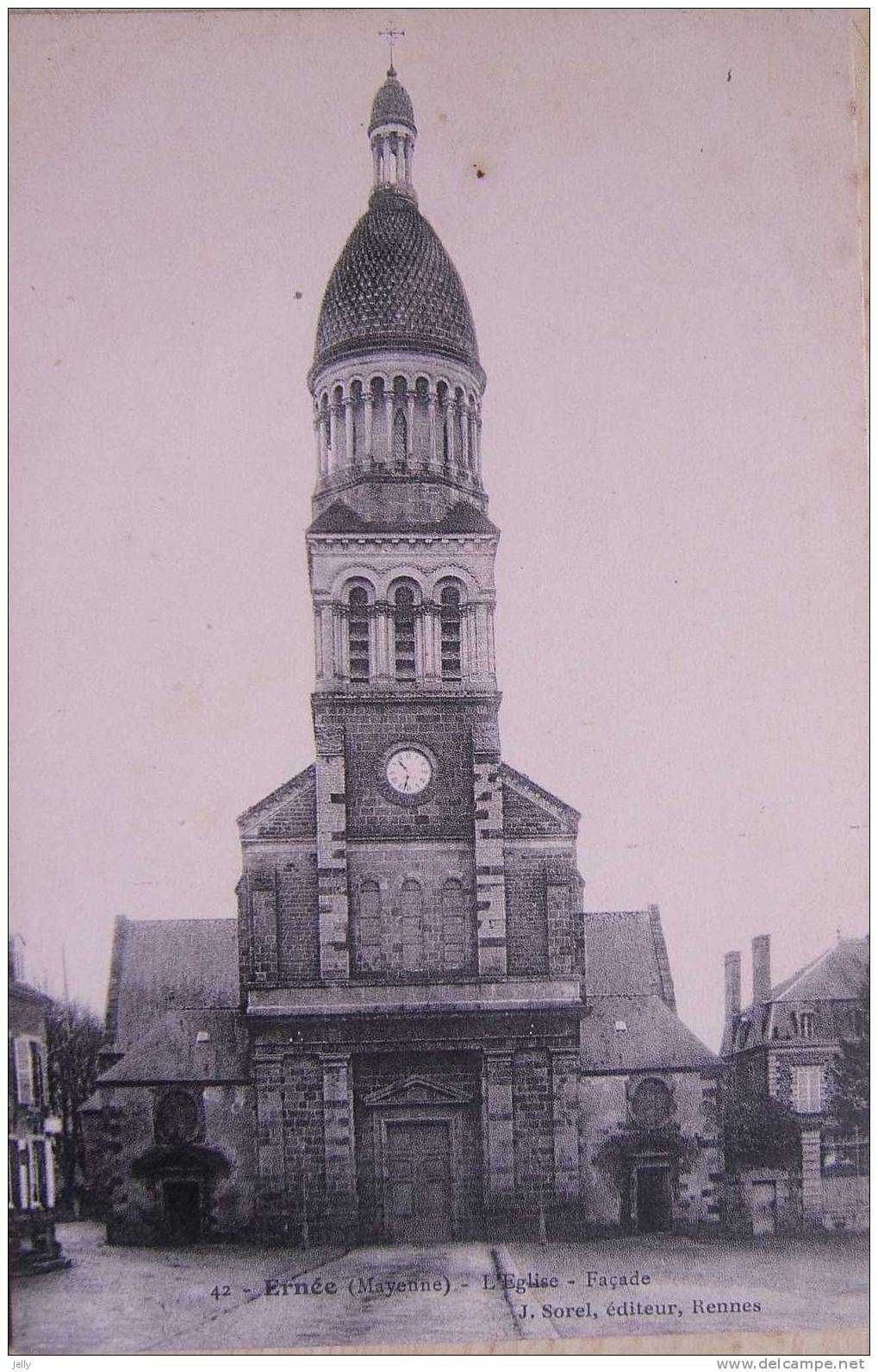 ERNEE ( Mayenne )  - L´Eglise - Façade - Ernee