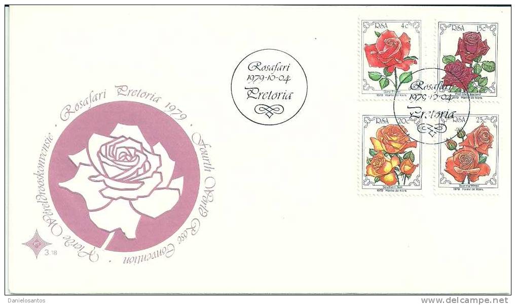 South Africa RSA 1979 Flowers Roses - Nice FDC - Rosen