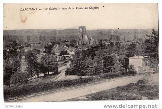 Larchant - Vue Générale,prise De La Ferme Du Chapitre  : Achat Immédiat - Larchant