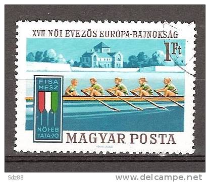 Hongrie 1970   YT 2108   XVII° Championnats D'Europe Féminins D'aviron - Canottaggio