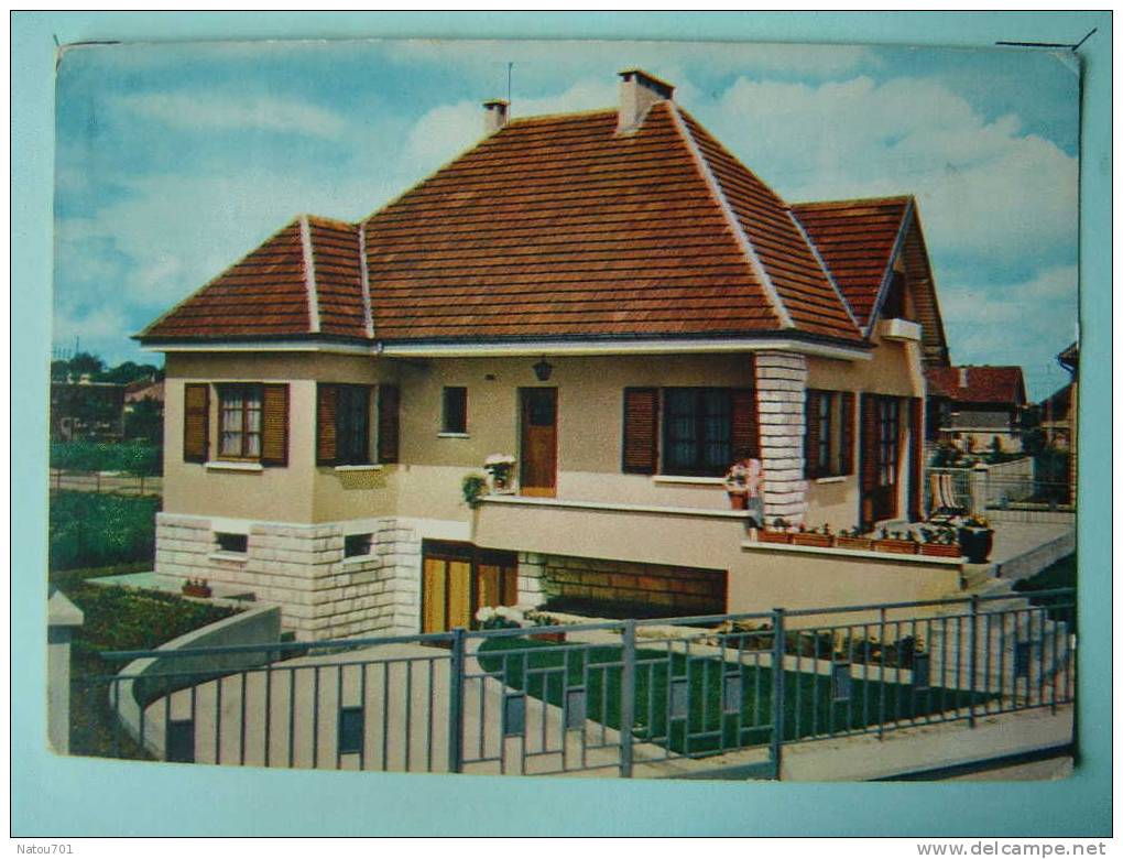 V3-77-seine Et Marne-combs La Ville-lotissement Beau Soleil-maison De La Famille Coudert-concours Des Maisons 1960 - Combs La Ville