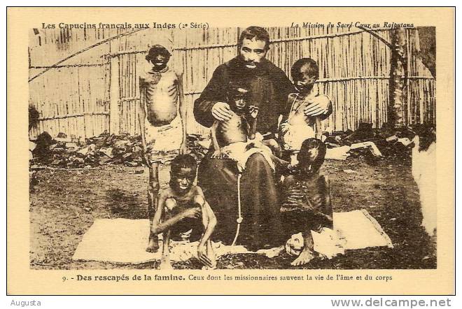 Les Capucins Français Aux Indes - La Mission Du Sacré-Coeur Au Rajputana - Lot De 6 Cartes - Missioni