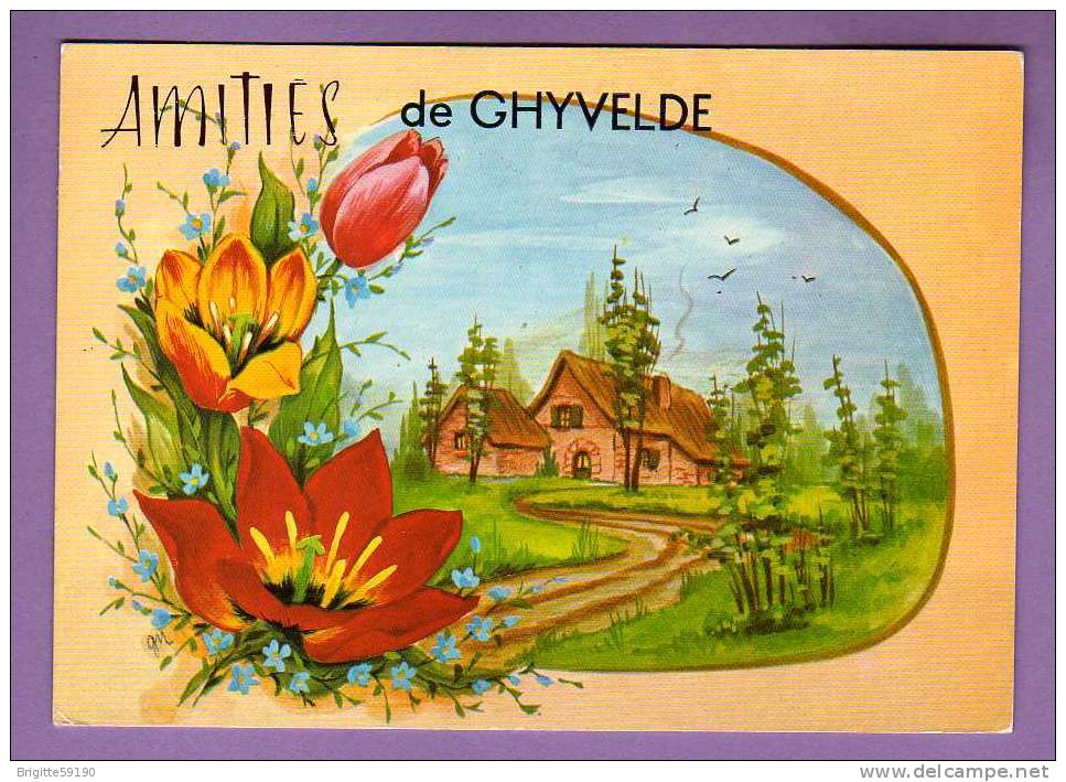 CPSM - 59 -  GHYVELDE / AMITIES DE.........FANTAISIE. - Autres & Non Classés