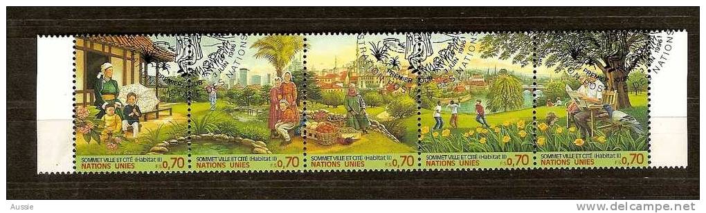 Nation Unies Genève 1996 Yvertnr. 312-16 (°) Used Cote 7,50 Euro - Gebraucht