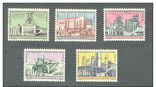 Czechoslovakia 1960 MIchel Nr.1211-1215 - Sonstige & Ohne Zuordnung