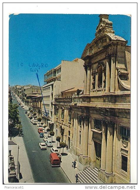 $$ Sicilia RAGUSA Chiesa Badia Corso Italia 1965 Viaggiata - Ragusa