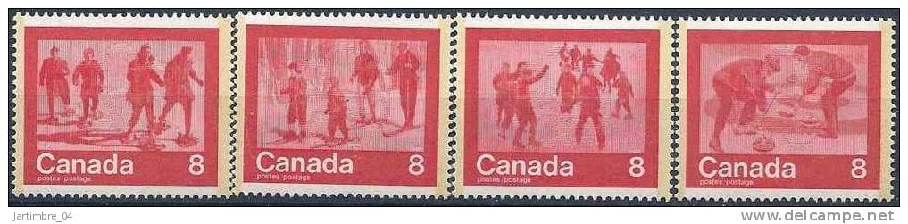 1975 CANADA    544-47** JO Montreal - Neufs