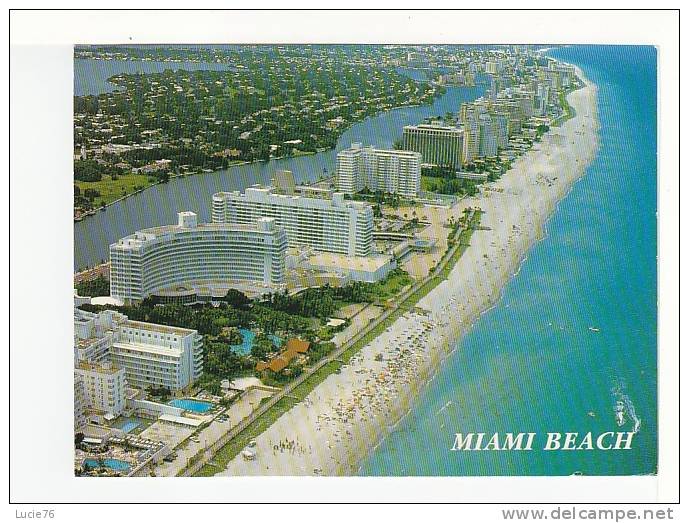 MIAMI BEACH  -  Beautifil Boardwalk Connects Hotels Along Miami Beauch - Miami Beach
