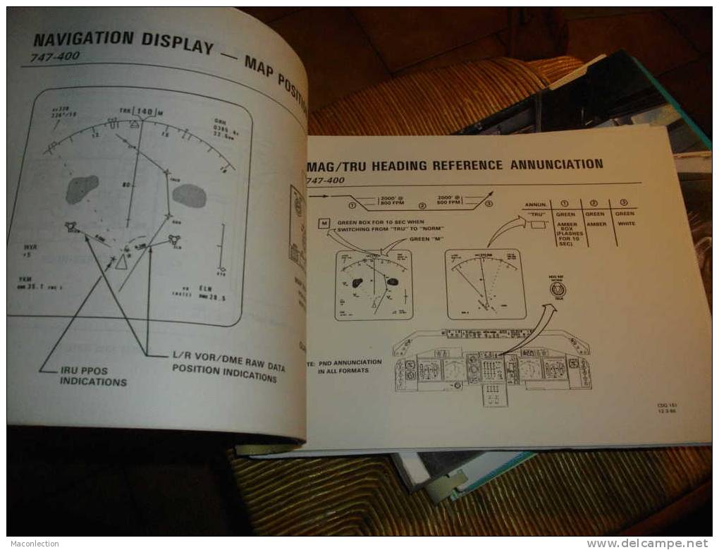 BOEING 747 - 400 ..Two Crew Flight Deck  Systeme De Pilotage 1987 Aviation De Ligne - Luchtvaart