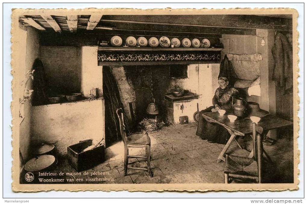 Wenduine - Wenduyne - Intérieur De Maison De Pêcheurs - Woonkamer Van Een Visschershuis - Ed. Thill - Wenduine