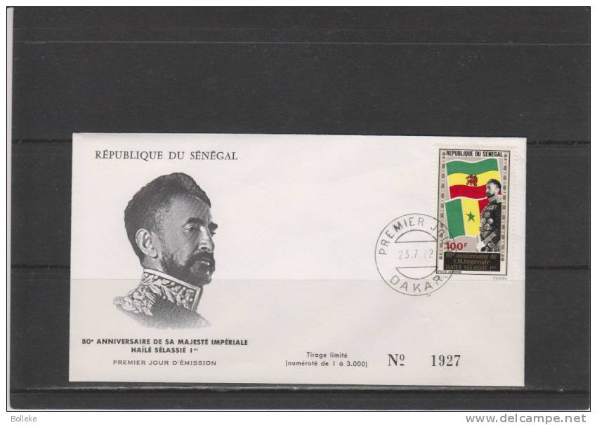 Drapeaux  -  Senegal  -  Lettre De 1972 - Sobres