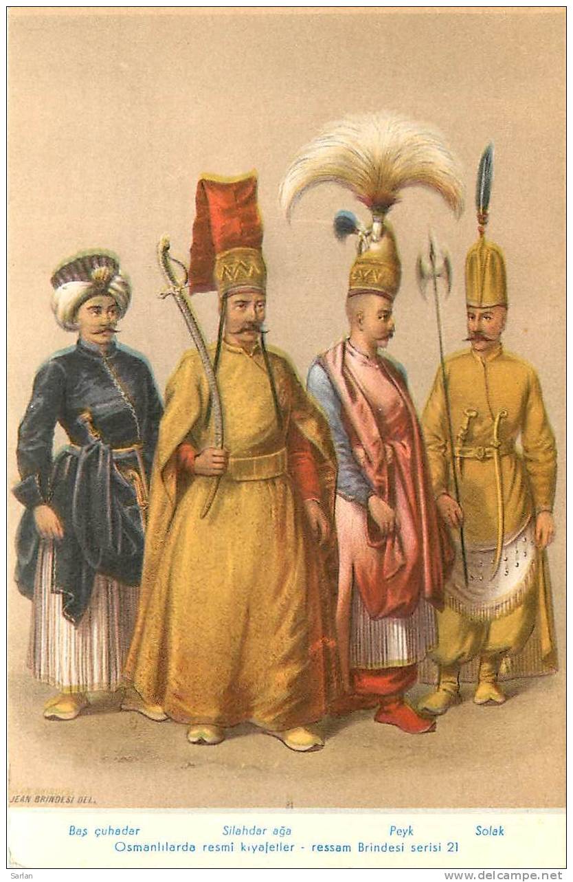 TURQUIE , Costumes Turcs , Format 15,8 X 10,5 Cm , 2 Scans - Turkey