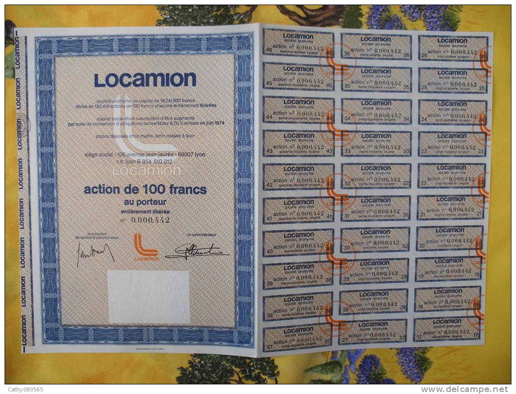 Action Deco Complete " LOCAMION´´  LYON //  RHONE ALPES - Transport