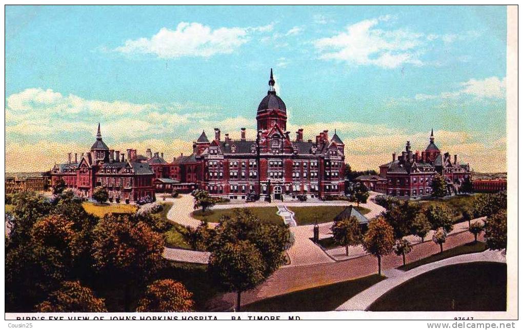 ETATS UNIS - BALTIMORE - Bird's Eye View Of Johns Hopkins Hospital - Edit : I & M - Baltimore