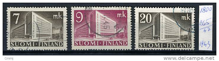 1943-45 - FINLANDIA - FINLAND - SUOMI - FINNLAND - FINLANDE - NR. 265/67 -  Used - - Usati