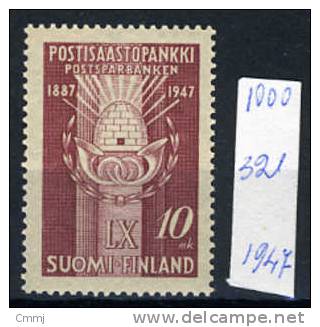 1947 - FINLANDIA - FINLAND - SUOMI - FINNLAND - FINLANDE - NR. 331 -  MLH - Ongebruikt