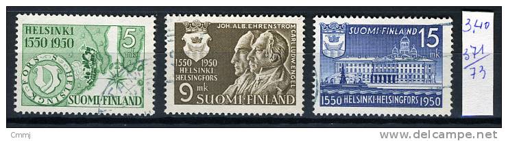 1950 - FINLANDIA - FINLAND - SUOMI - FINNLAND - FINLANDE - NR. 371/73 - Used - Usati