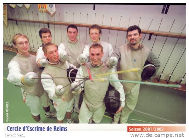 REIMS ... ESCRIME ...SAISON 2001 / 2002 - Fencing