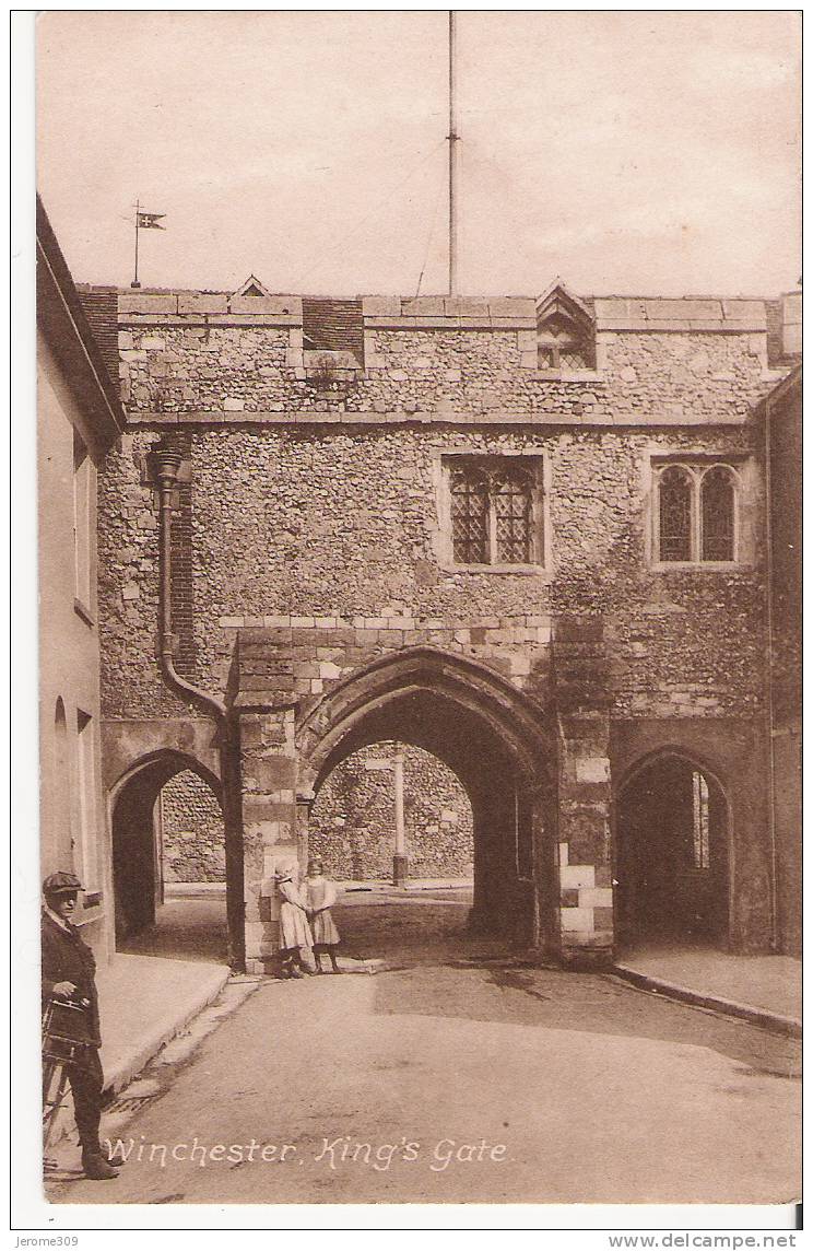 ROYAUME-UNI - ANGLETERRE - WINCHESTER - CPA - Winchester, King's Gate - Winchester