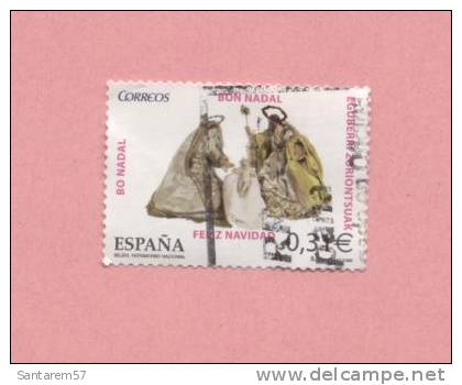 Timbre Oblitéré Used Stamp Sêlo Carimbado BELEN PATRIMONIO NACIONAL 0,31€ FELIZ NAVIDAD ESPAGNE SPAIN ESPANHA 2008 - Variétés & Curiosités
